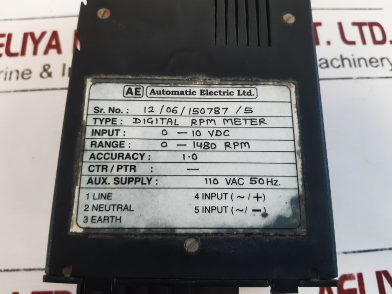 Automatic Electric Digital Rpm Meter 0-1480 Rpm
