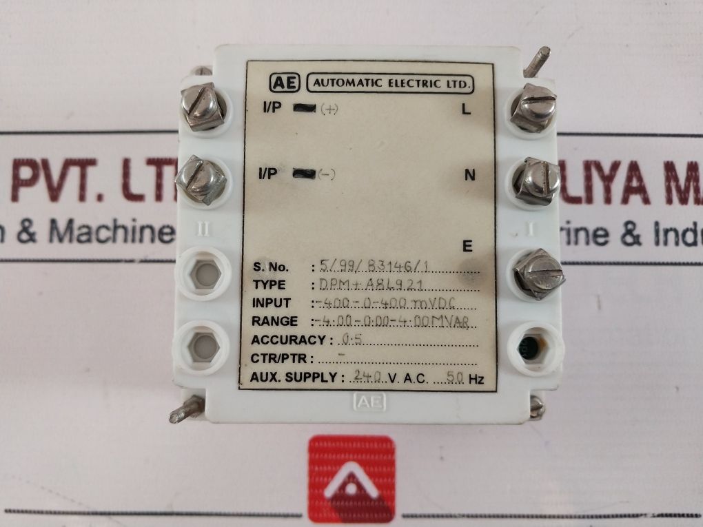 Automatic Electric Dpm+A8L921 Digital Panel Meter