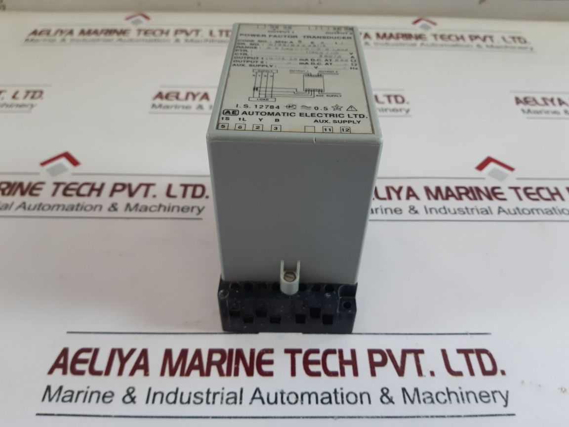 Automatic Electric Power Factor Transducer