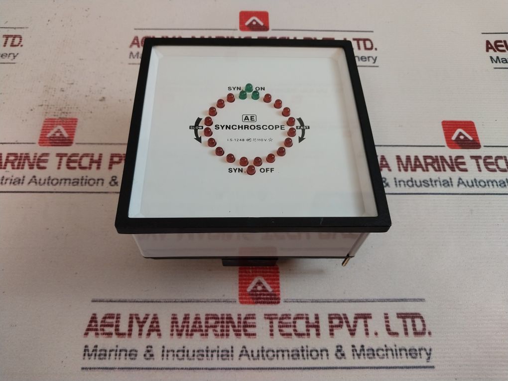 Automatic Electric Synchroscope Meter 110Vac
