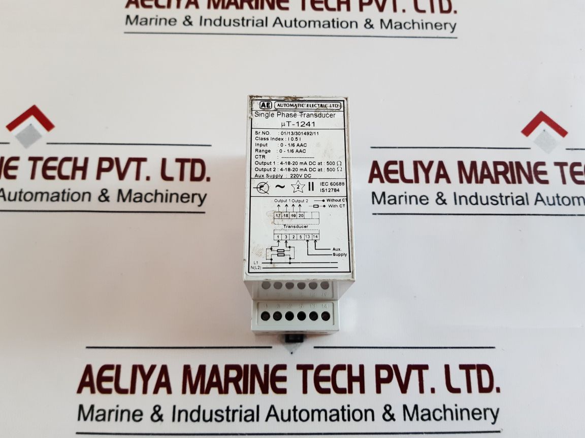 Automatic Electric µT-1241 Single Phase Transducer