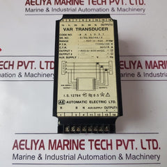 Automatic Electric Var Transducer