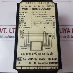 Automatic Electric Var Transducer