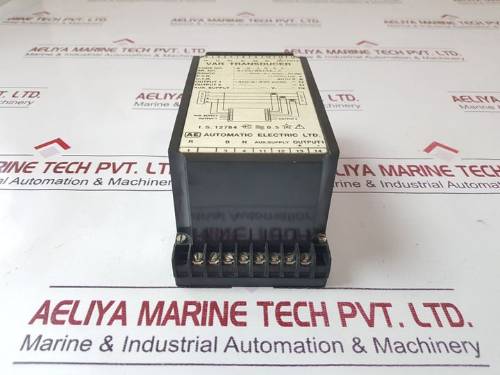 Automatic Electric Var Transducer