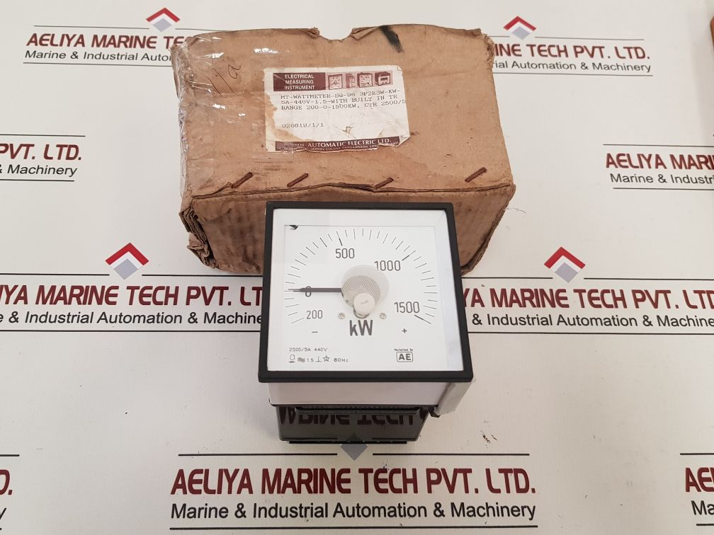 Automatic Electrical Mt-wattmeter-sq-96 3P2E3W
