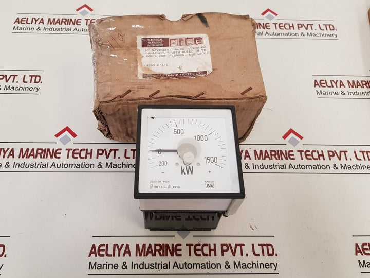 Automatic Electrical Mt-wattmeter-sq-96 3P2E3W
