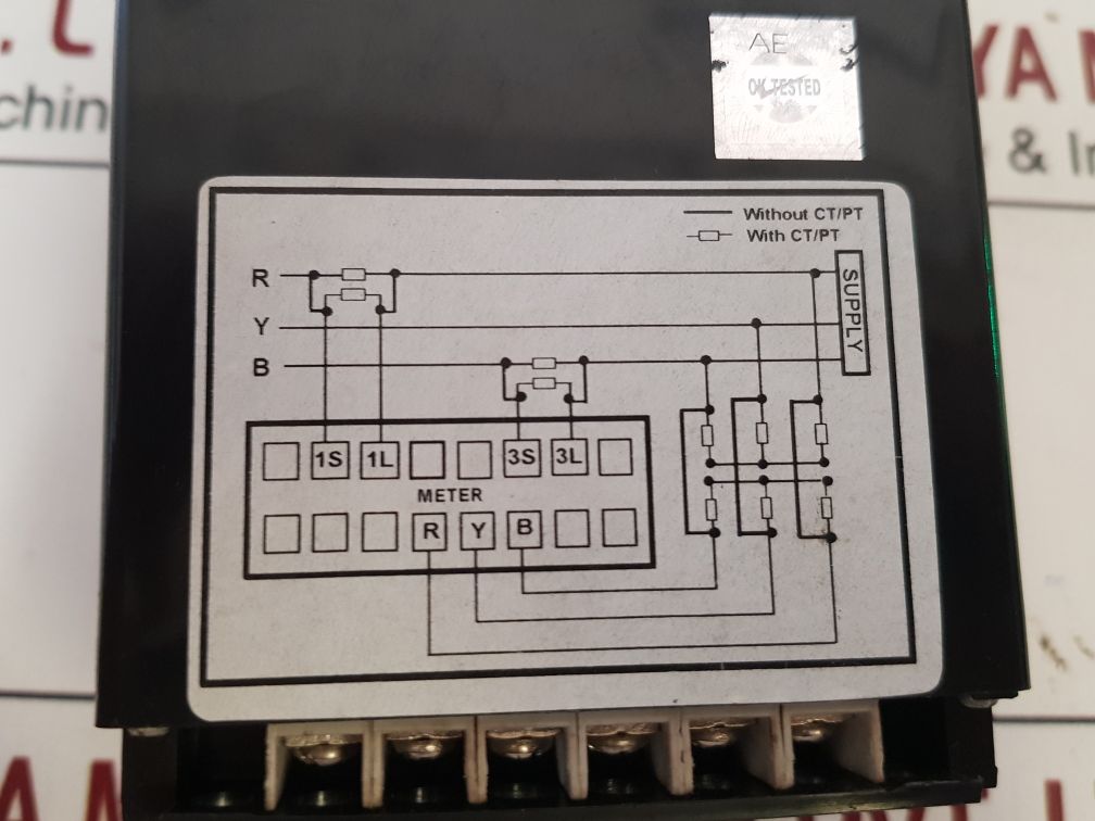 Automatic Electric Mt-wattmeter-sq-96