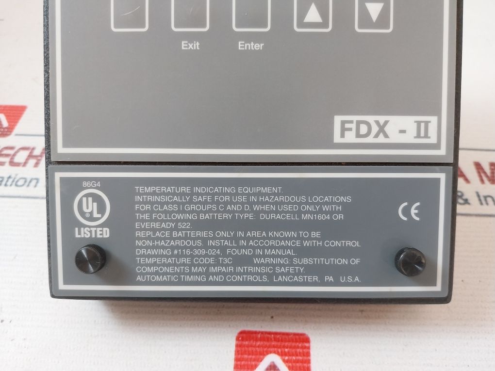 Automatic Timing And Controls Fdx-ii Pyrometer/ Temperature Indicator