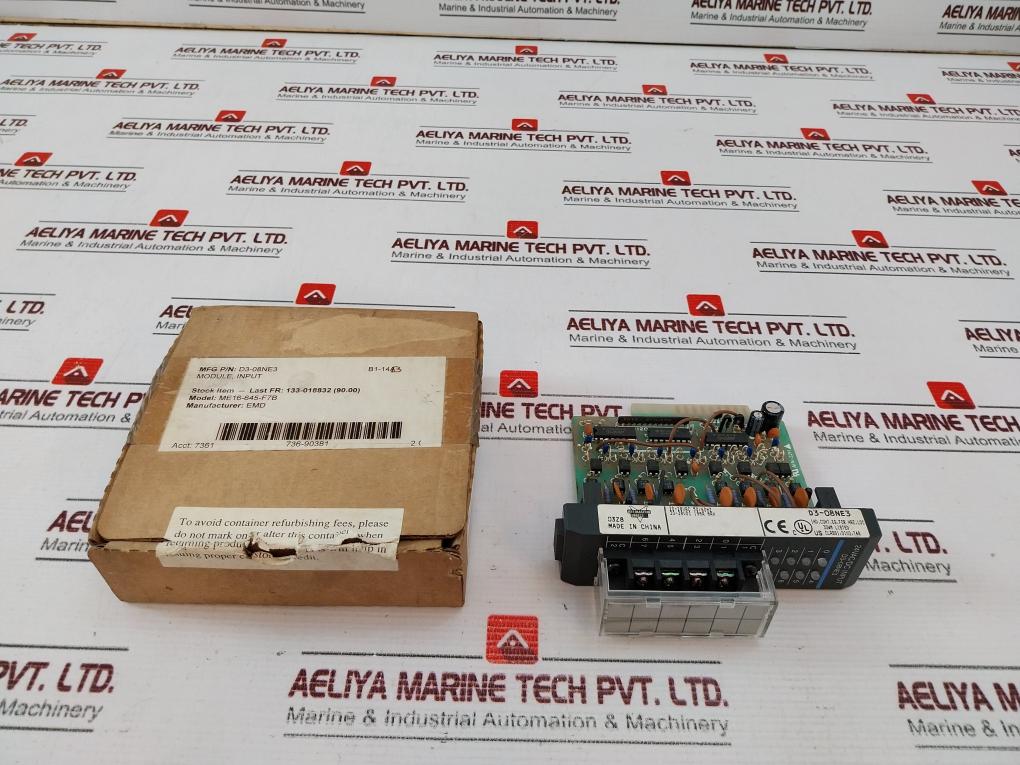 Automation Direct D3-08Ne3 Input Module Me16-645-f7B 24Vac/Dc