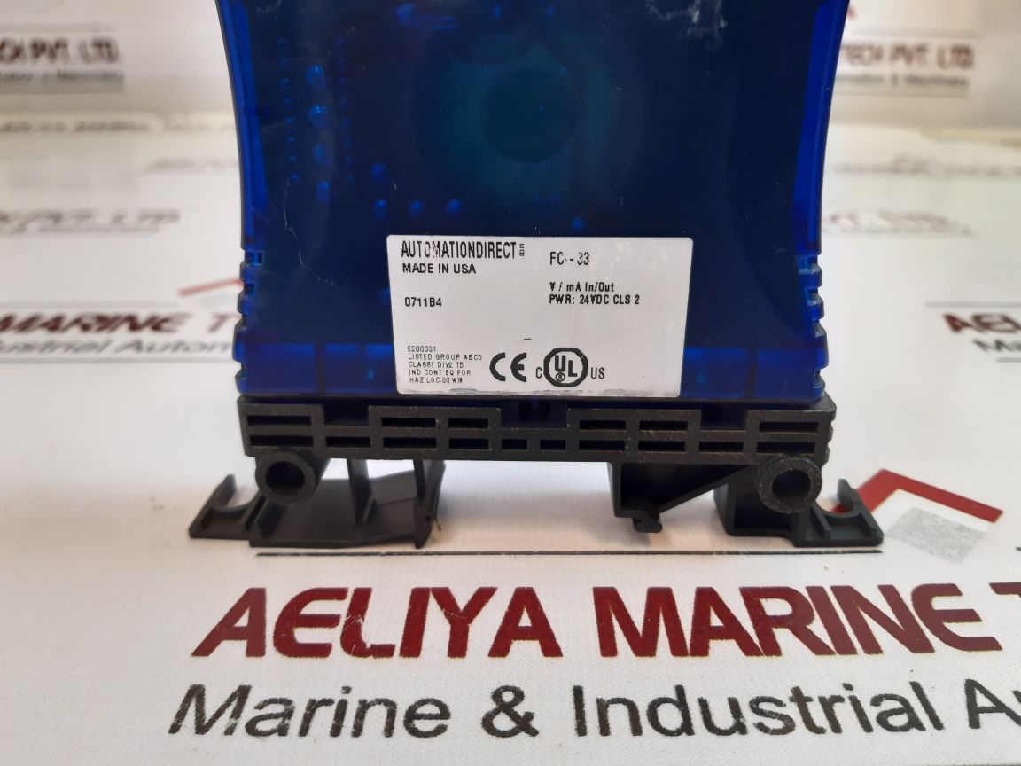 Automation Direct Fc-33 Isolated Signal Conditioner