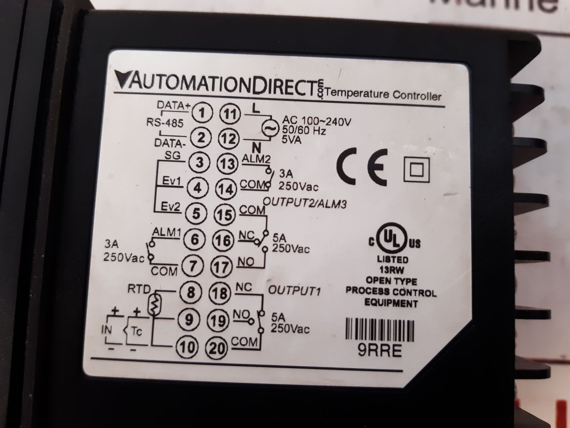 Automation Solo 4896 Direct Temperature Controller Sl4896-rre