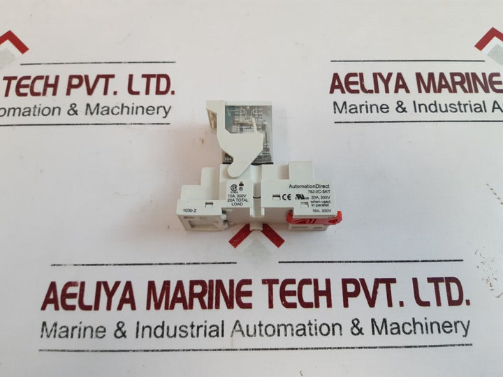 Automationdirect 782-2C-skt Relay Socket With 782-2C-24D Relay
