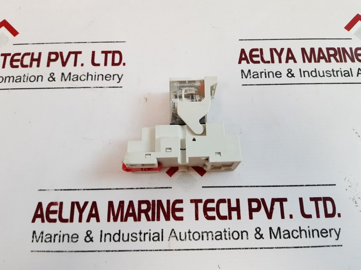 Automationdirect 782-2C-skt Relay Socket With 782-2C-24D Relay
