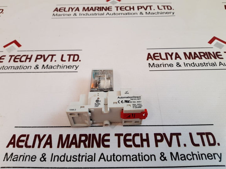 Automationdirect 782-2C-skt Relay With Socket 24Vdc