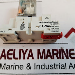 Automationdirect 782-2C-skt Relay With Socket 24Vdc