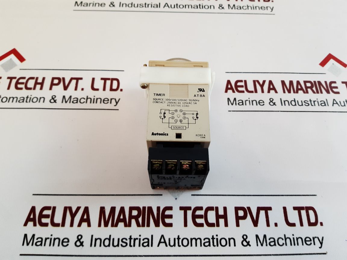 Autonics At8A Timer With Base 100110120Vac 5060Hz