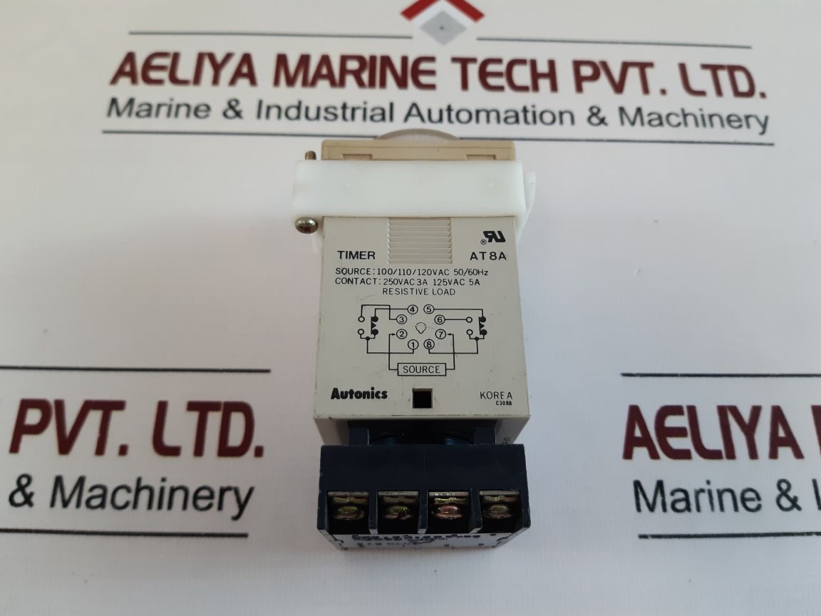 Autonics At8A Timer With Base 100110120Vac 5060Hz
