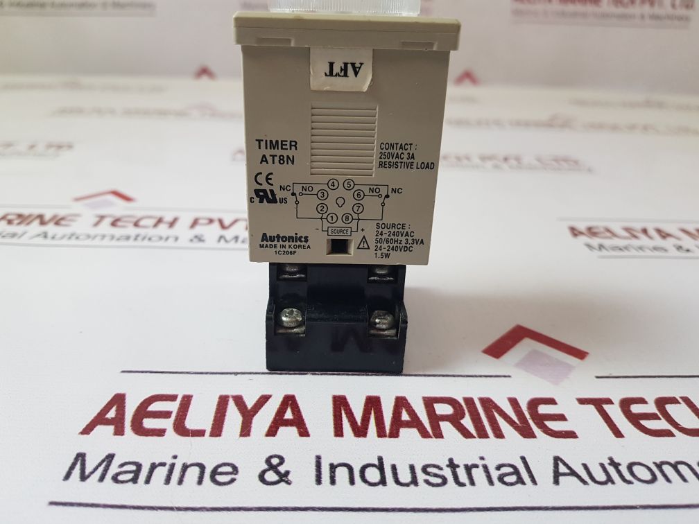 Autonics At8N Timer 0-0.5 Min With Socket Base