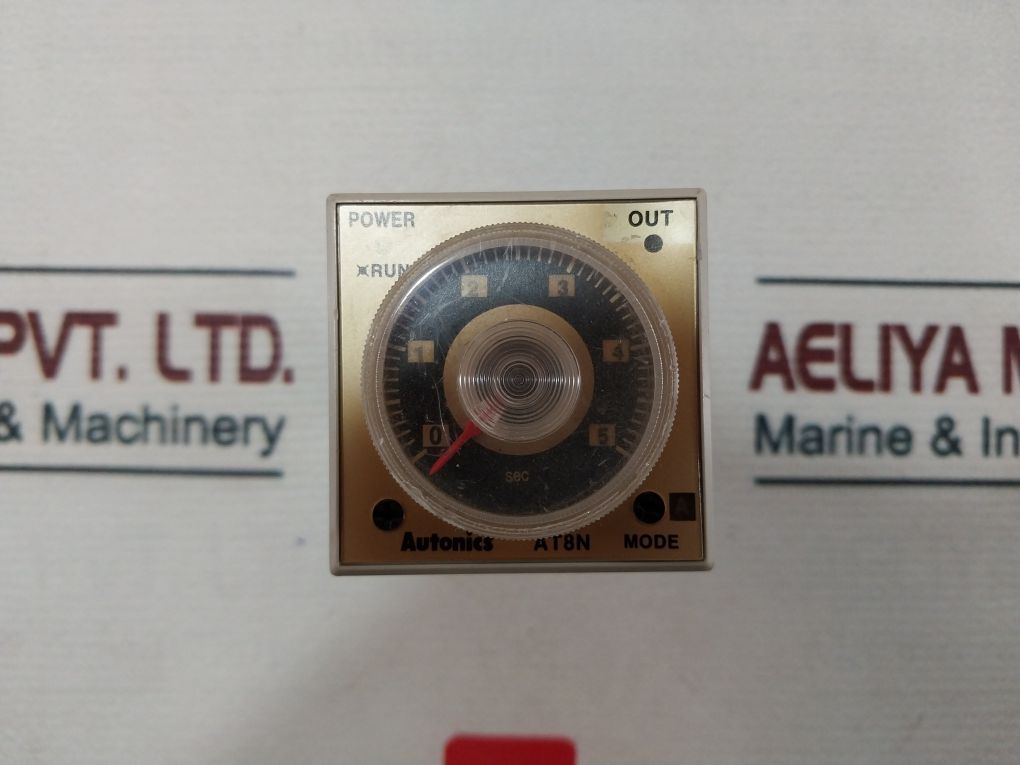 Autonics At8N Industrial Analog Timer 0-5 Sec 24-240Vdc