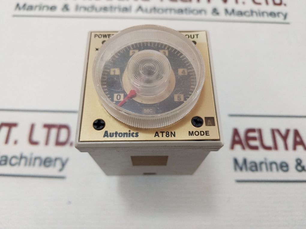 Autonics At8N Industrial Analog Timer 0-5 Sec 24-240Vdc