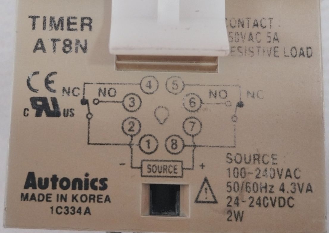 Autonics At8N Multi Function Timer 0-10 Min