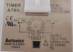 Autonics At8N Multi Function Timer 0-10 Min