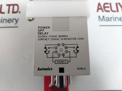 Autonics At8Pm Power Off Delay 0-5 Min 220Vac