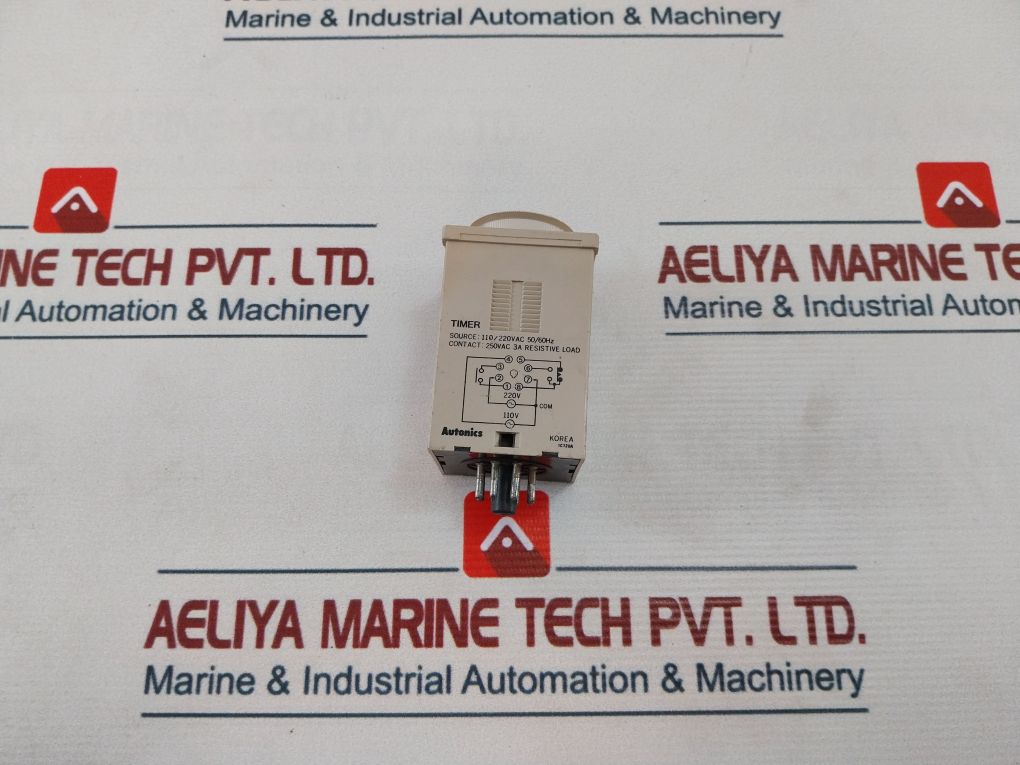 Autonics Ate-10M Solid State On Delay Timer 250 Vac 3A