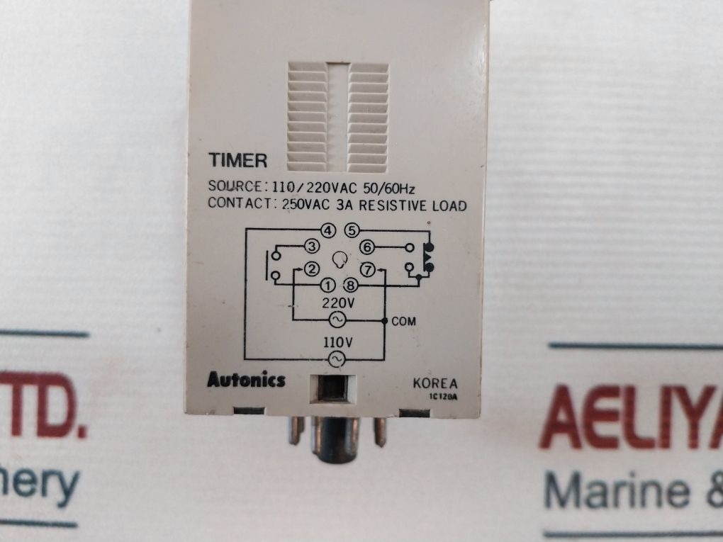 Autonics Ate-10M Solid State On Delay Timer 250 Vac 3A