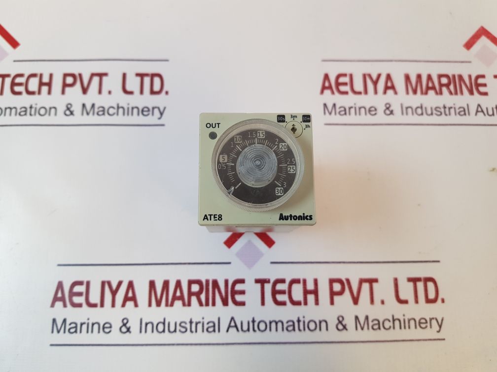 Autonics Ate8-43 Analog Timer 24-240Vdc--- 1.5W