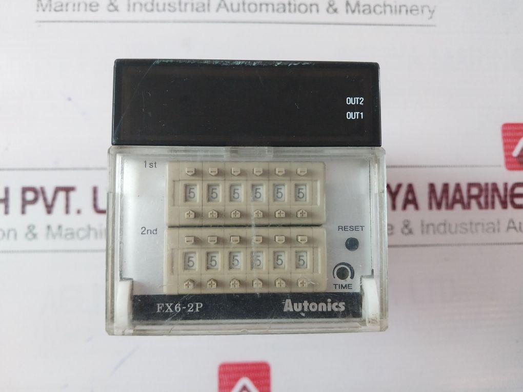 Autonics Fx6-2P Counter/Timer 12Vdc 50Ma