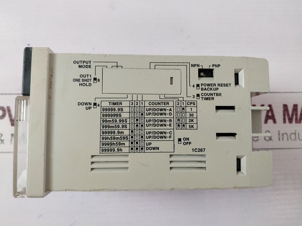 Autonics Fx6-2P Counter/Timer 12Vdc 50Ma