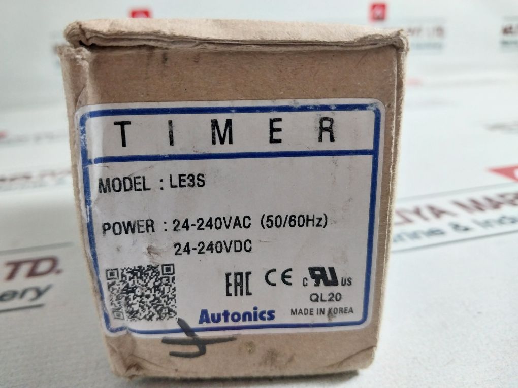 Autonics Le3S Timer 250Vac 5A