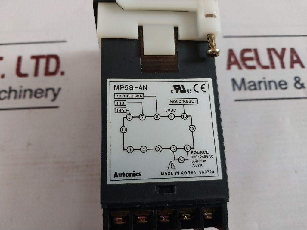 Autonics Mp5S-4N Digital Pulse Meter 100-240Vac