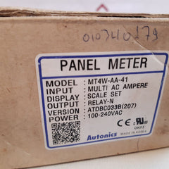 Autonics Mt4W-aa-41 Panel Meter