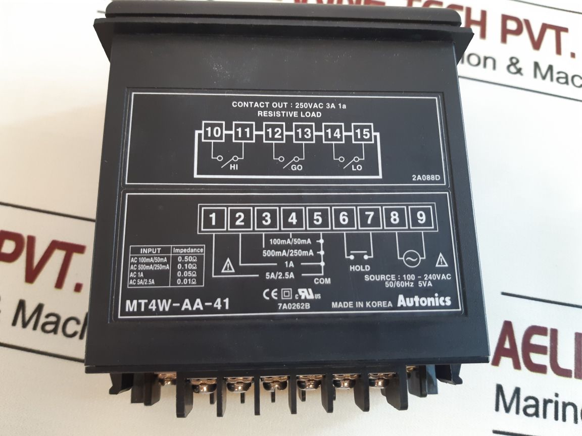 Autonics Mt4W-aa-41 Panel Meter