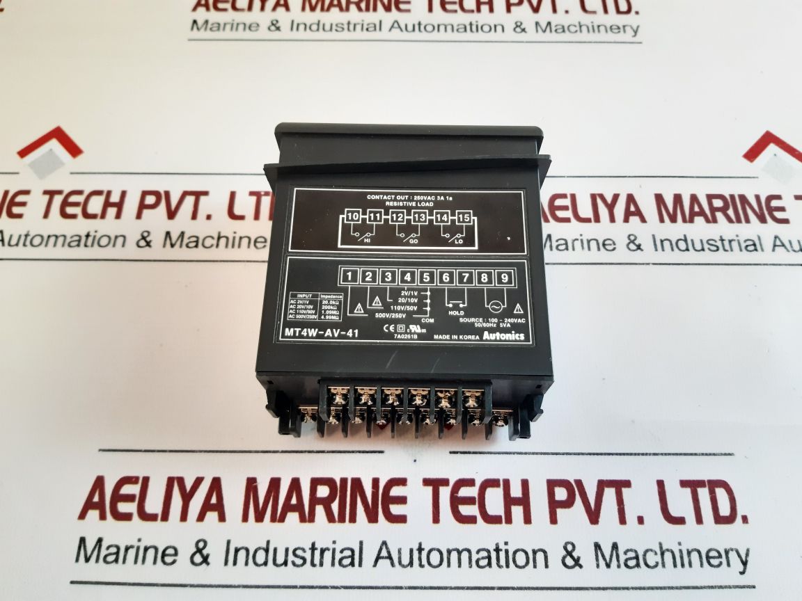 Autonics Mt4W-av-41 Panel Meter