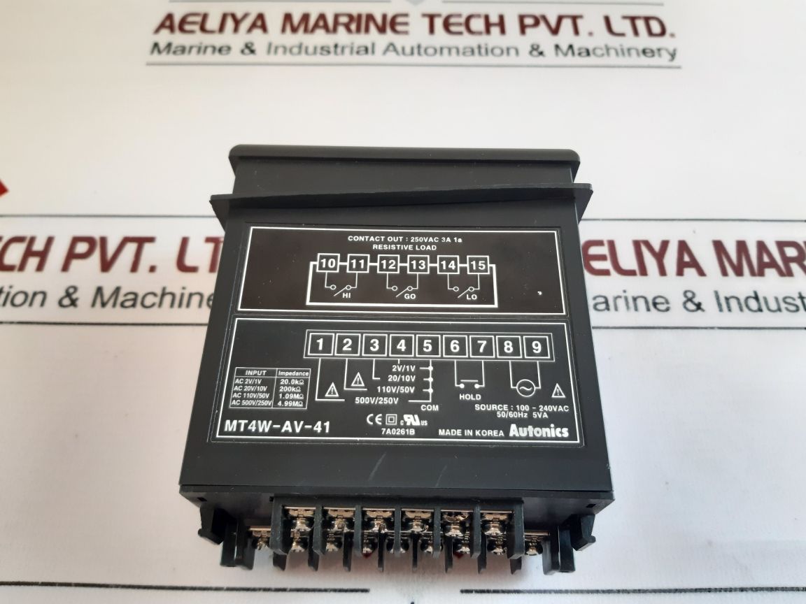 Autonics Mt4W-av-41 Panel Meter