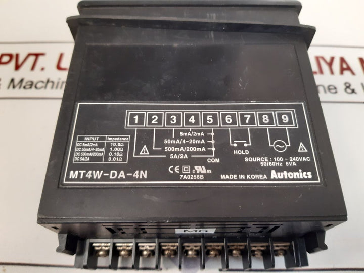 Autonics Mt4W-da-4N Digital Panel Meter