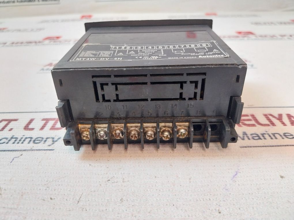 Autonics Mt4W-dv-4N Panel Meter 100-240Vac 5Va