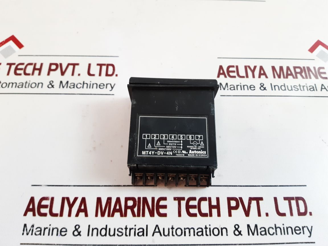 Autonics Mt4Y-dv-4N Panel Meter