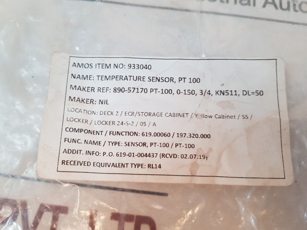 Autonics Pt100 Probe Sensor