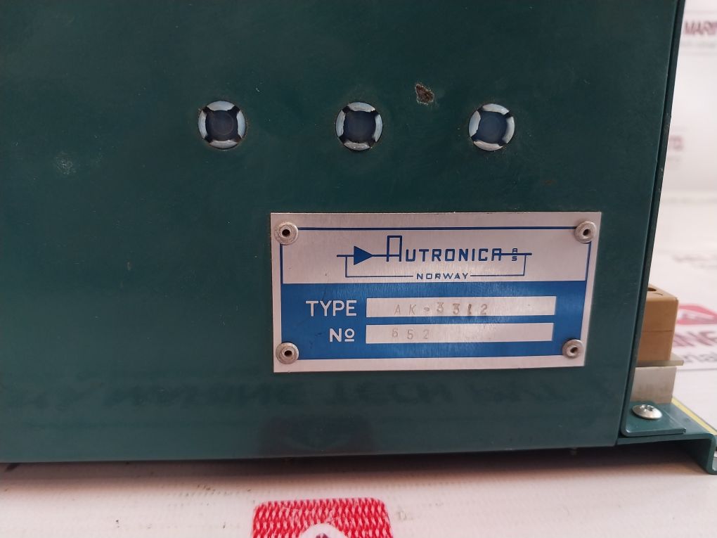 Autronica Ak-33/2 Generator Guard 220-440V