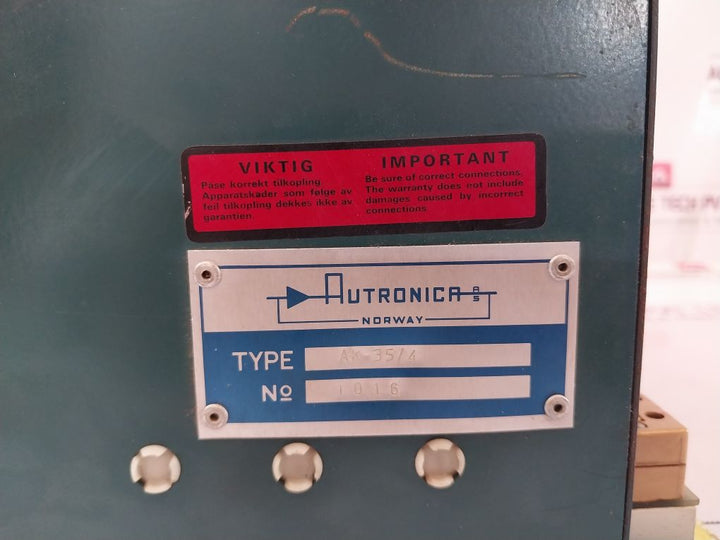 Autronica Ak-35/4 Generator Guard