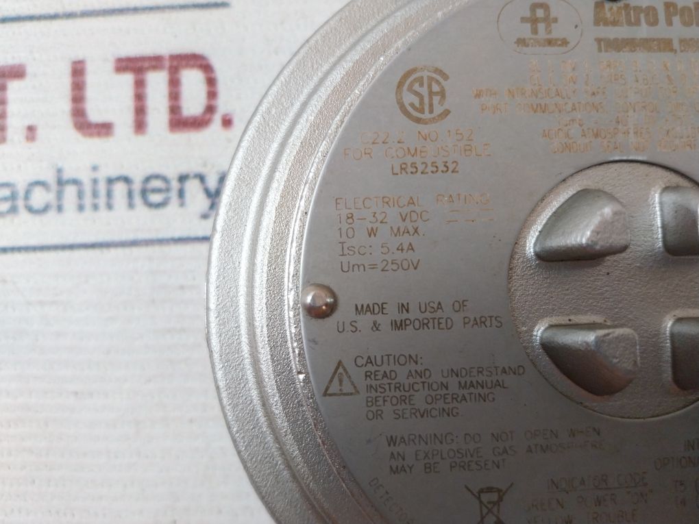 Autronica Autro Point Hc200B1A2W1 Gas Detector