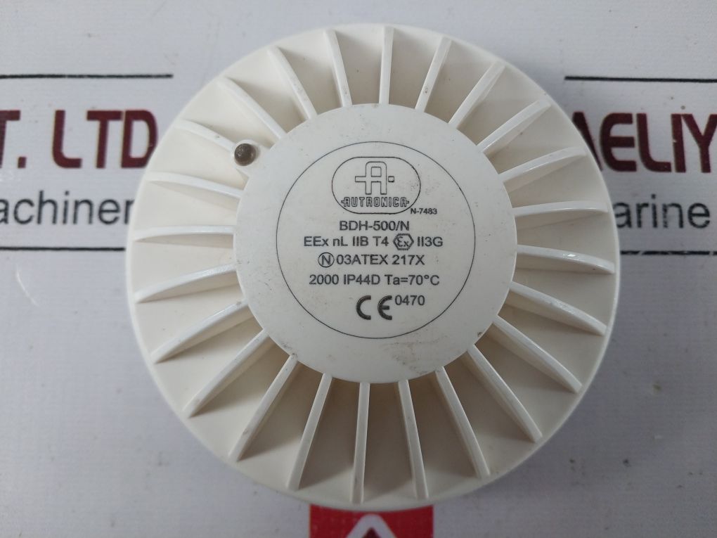 Autronica Bdh-500/N Heat Detector 0002201034000055