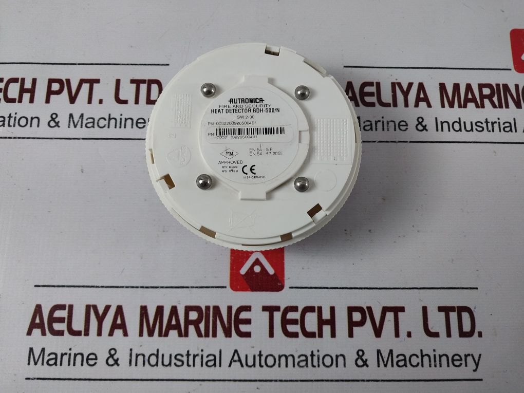 Autronica Bdh-500/N Heat Detector 0002200926500491