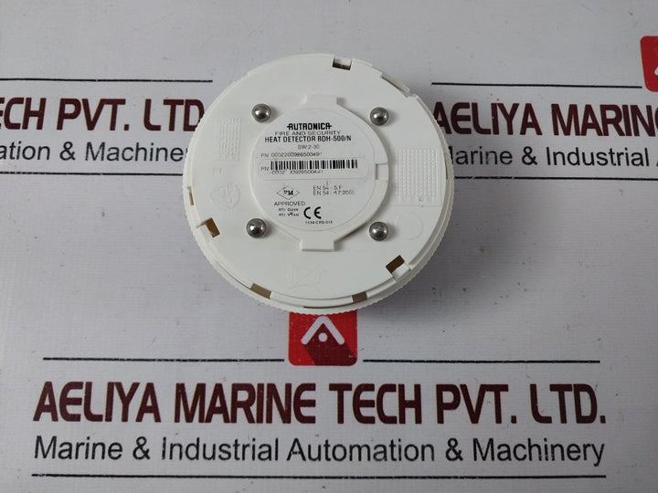 Autronica Bdh-500/N Heat Detector 0002200926500491