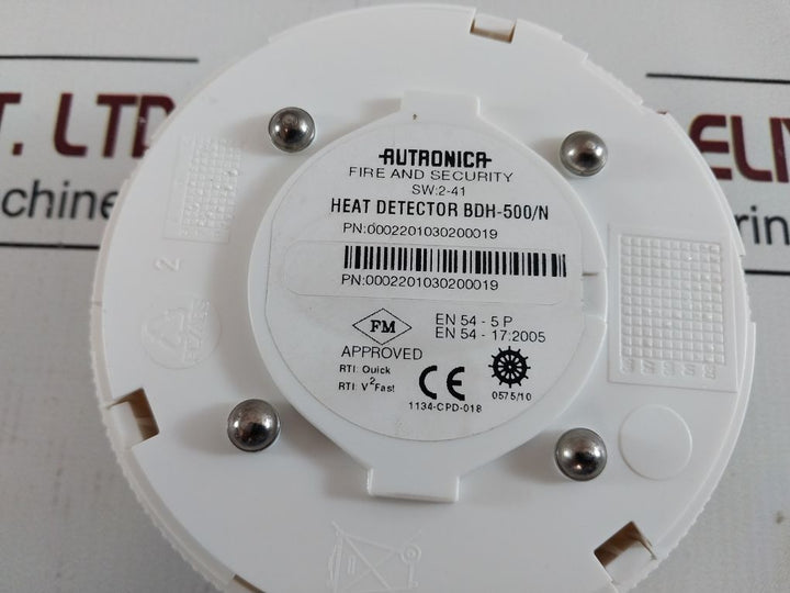 Autronica Bdh-500/N Heat Detector