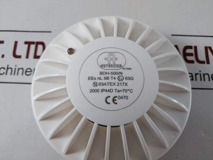 Autronica Bdh-500/N Heat Detector 0002201030200009